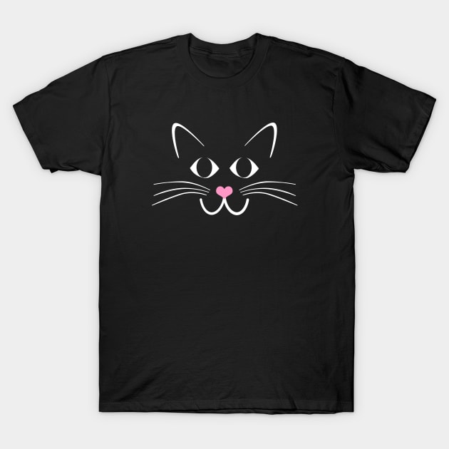 Cute cat T-Shirt by LunaMay